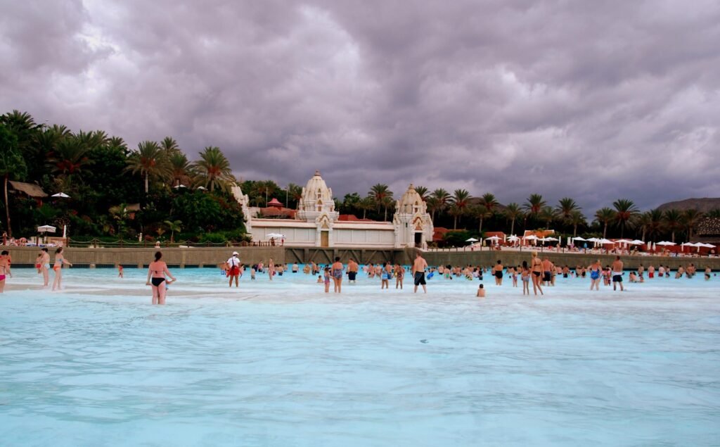 Siam park hullám medence